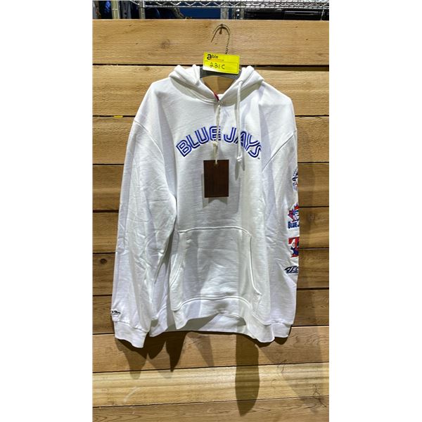 NEW MITCHELL AND NESS MLB TORONTO BLUEJAYS HOODIE SIZE XXL