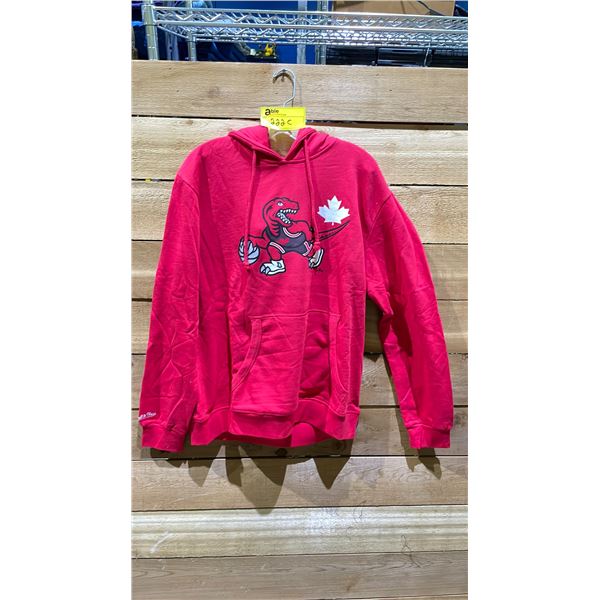 NEW MITCHELL AND NESS NBA TORONTO RAPTORS RUNNING DINO TEAM HOODIE SIZE XL