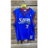 Image 1 : NEW MITCHELL AND NESS HARDWOOD CLASSICS PHILADELPHIA 76ERS ALLEN IVERSON 1999-00 JERSEY