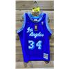 Image 1 : NEW MITCHELL AND NESS HARDWOOD CLASSICS LOS ANGELES LAKERS SHAQUILLE O'NEAL 1996-97 JERSEY SIZE L
