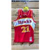 Image 1 : NEW MITCHELL AND NESS NBA HARDWOOD CLASSICS ATLANTA HAWKS DOMINIQUE WILKINS 1986-87 JERSEY SIZE M
