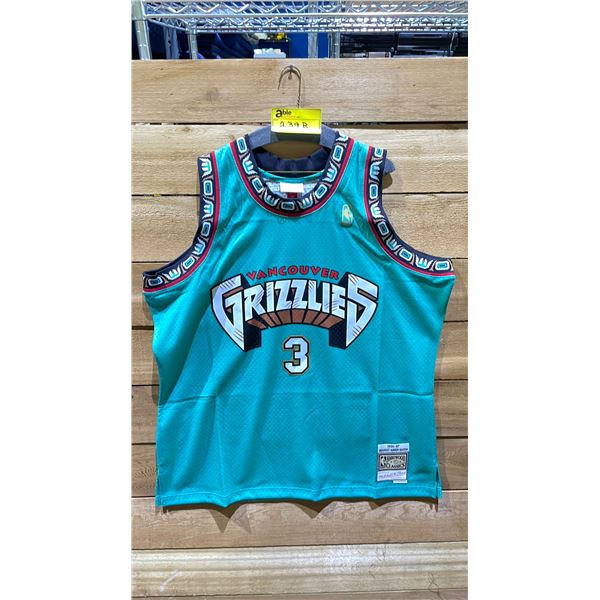 NEW MITCHELL AND NESS NBA HARDWOOD CLASSICS VANCOUVER GRIZZLIES SHAREEF ABDUR-RAHIM 1996-97 JERSEY