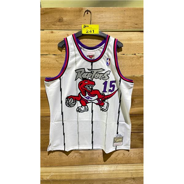 NEW MITCHELL AND NESS HARDWOOD CLASSICS TORONTO RAPTORS JERSEY VINCE CARTER 1998-99 SIZE XL