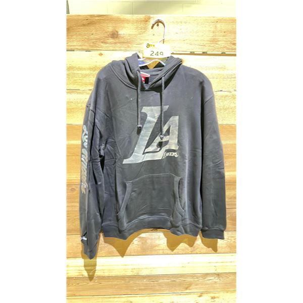 NEW MITCHELL AND NESS NBA LOS ANGELES LAKERS PRIMARY HOODIE SIZE 2XL