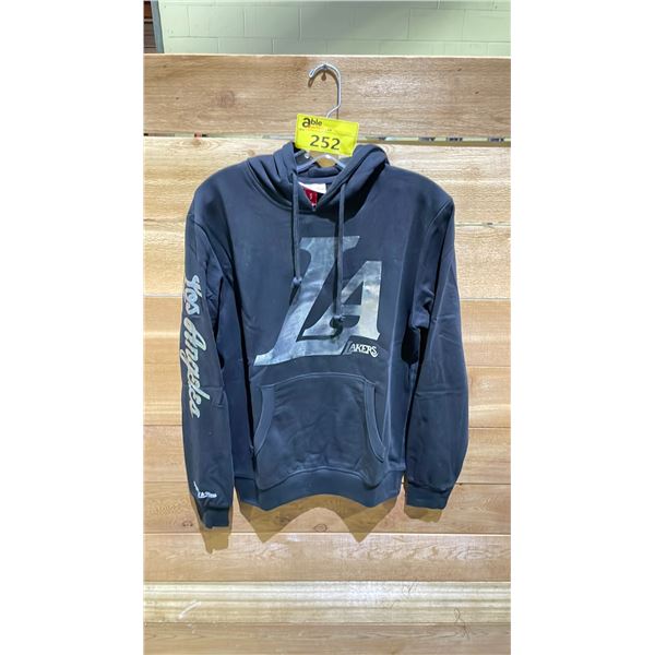NEW MITCHELL AND NESS NBA LOS ANGELES LAKERS PRIMARY HOODIE SIZE S