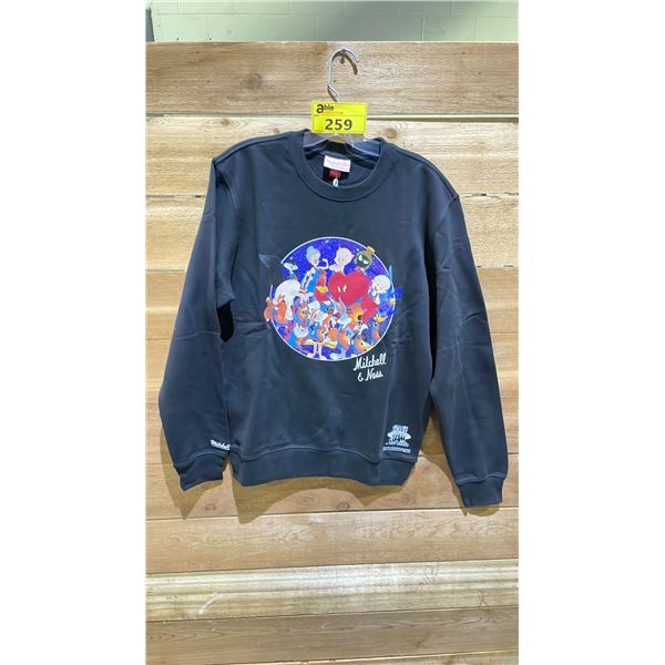 NEW MITCHELL AND NESS SPACE JAM 2 SQUAD CREW NECK SWEATER SIZE M