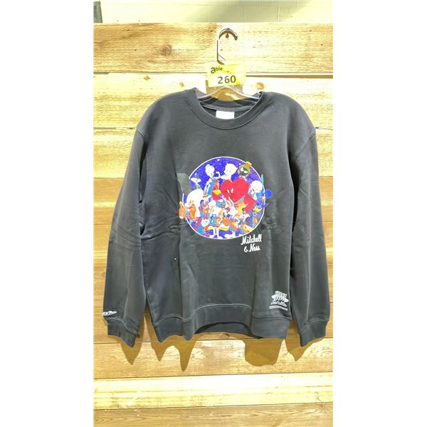 NEW MITCHELL AND NESS SPACE JAM 2 SQUAD CREW NECK SWEATER SIZE XL