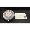 Image 1 : AUTOGRAPHED TEAM CANADA JONATHAN TOEWS PUCK WITH COA