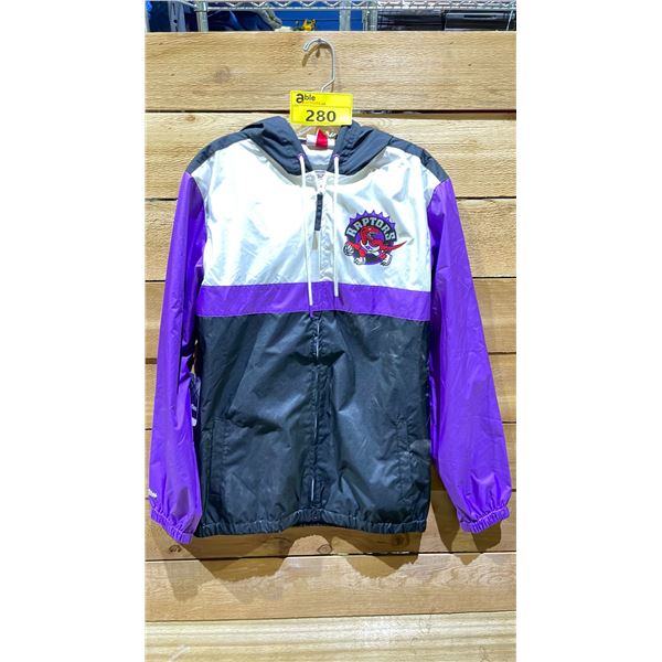 NEW MITCHELL AND NESS NBA HARDWOOD CLASSICS TORONTO RAPTORS JACKET SIZE S