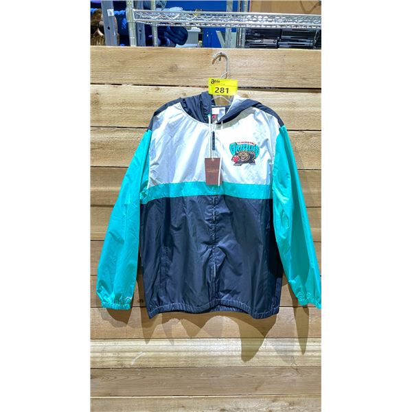 NEW MITCHELL AND NESS NBA HARDWOOD CLASSICS VANCOUVER GRIZZLIES JACKET SIZE XL