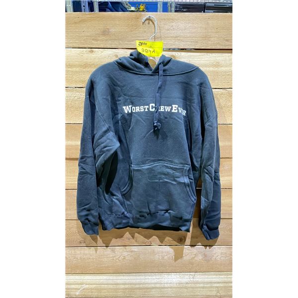 NEW ECONIC "WORST CREW EVER" HOODIE SIZE M
