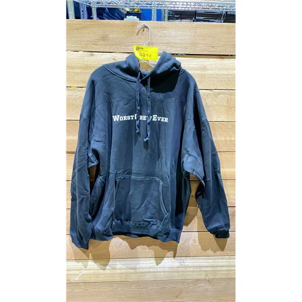NEW ECONIC "WORST CREW EVER" HOODIE SIZE 2XL