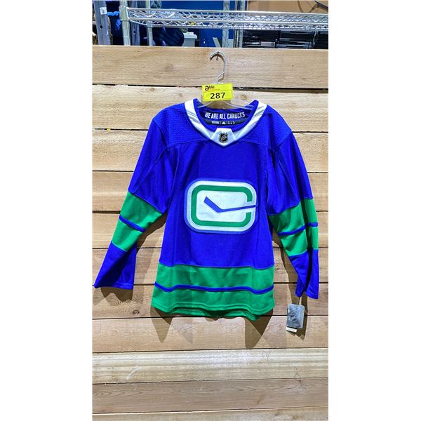 NEW ADIDAS VANCOUVER CANUCKS ALTERNATE JERSEY SIZE 42