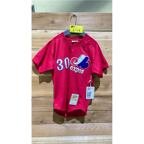 NEW MITCHELL AND NESS COOPERSTOWN MLB MONTREAL EXPOS JERSEY SIZE 36(S)