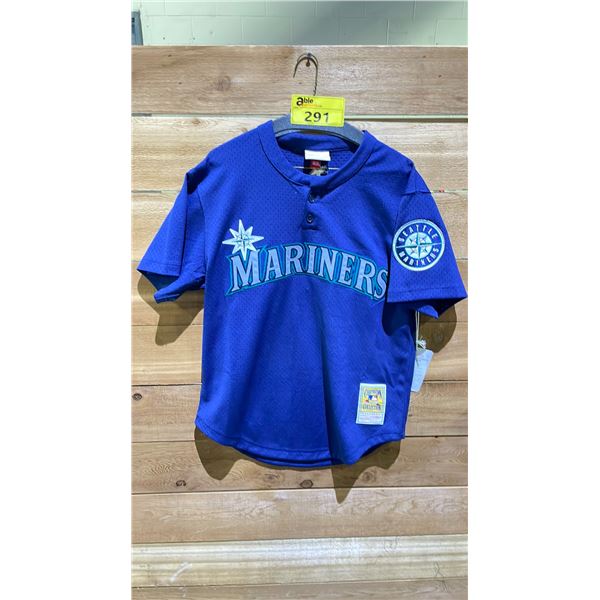 NEW MITCHELL AND NESS COOPERSTOWN MLB SEATTLE MARINERS JERSEY SIZE 40(M)