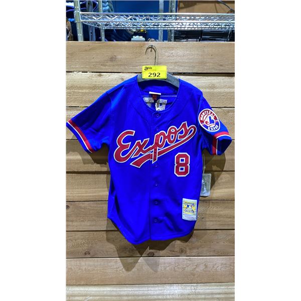 NEW MITCHELL AND NESS COOPERSTOWN MLB MONTREAL EXPOS CARTER JERSEY SIZE 36(S)