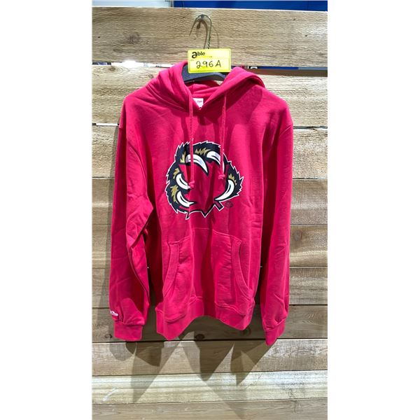 NEW MITCHELL AND NESS VANCOUVER GRIZZLIES GRAB THE LEAF HOODIE SIZE M