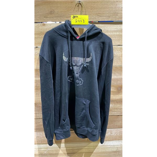 NEW MITCHELL AND NESS CHICAGO BULLS WINDY CITY HOODIE SIZE 2XL