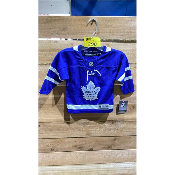 NEW NHL TORONTO MAPLE LEAFS TODDLER JERSEY SIZE 2/4T