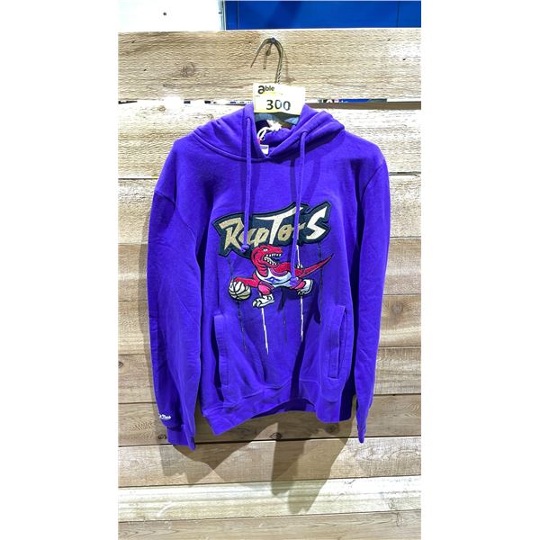 NEW MITCHELL AND NESS TORONTO RAPTORS GOLD STRIKE HOODIE SIZE S