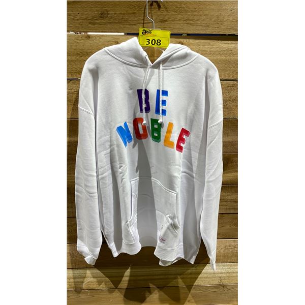 NEW MITCHELL AND NESS BE NOBLE COLLABORATION HOODIE SIZE 2XL