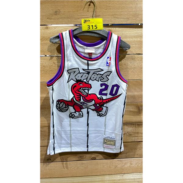 NEW MITCHELL AND NESS HARDWOOD CLASSICS TORONTO RAPTORS DAMON STOUDAMIRE 1995-96 JERSEY SIZE S