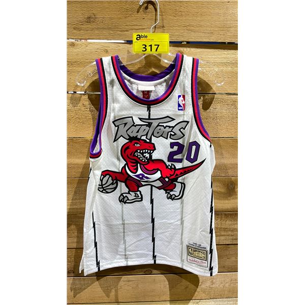 NEW MITCHELL AND NESS HARDWOOD CLASSICS TORONTO RAPTORS DAMON STOUDAMIRE 1995-96 JERSEY SIZE M