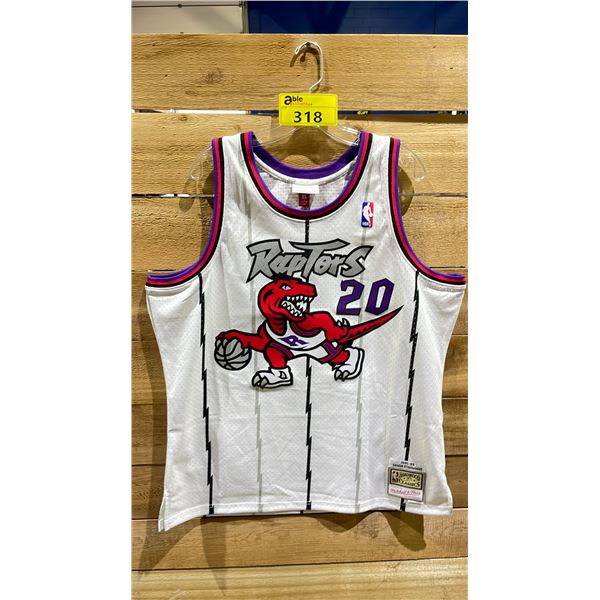 NEW MITCHELL AND NESS HARDWOOD CLASSICS TORONTO RAPTORS DAMON STOUDAMIRE 1995-96 JERSEY SIZE XL