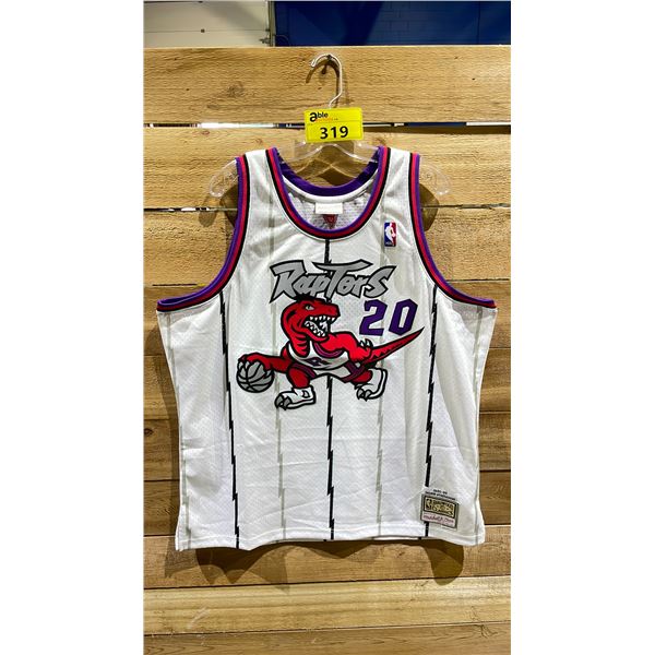 NEW MITCHELL AND NESS HARDWOOD CLASSICS TORONTO RAPTORS DAMON STOUDAMIRE 1995-96 JERSEY SIZE 2XL