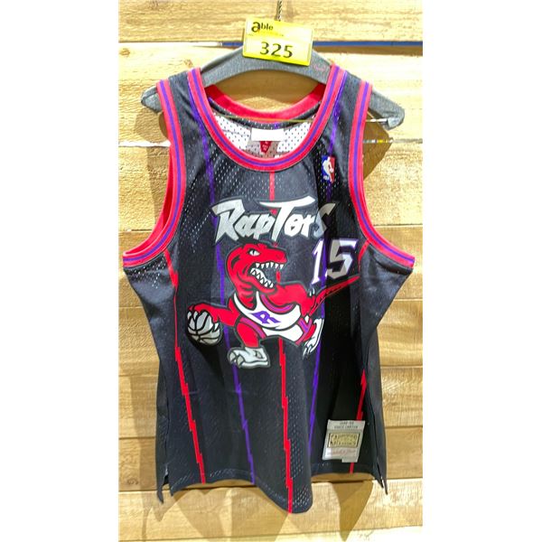 NEW MITCHELL AND NESS HARDWOOD CLASSICS TORONTO RAPTORS VINCE CARTER 1998-99 JERSEY SIZE L