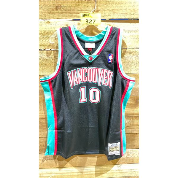 NEW MITCHELL AND NESS HARDWOOD CLASSICS TORONTO GRIZZLIES MIKE BIBBY 2000-01 JERSEY SIZE XL