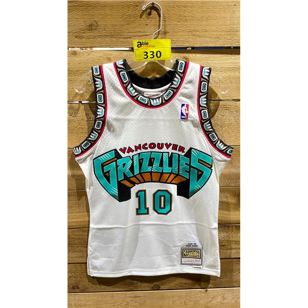 NEW MITCHELL AND NESS HARDWOOD CLASSICS TORONTO GRIZZLIES MIKE BIBBY 1998-99 JERSEY SIZE S