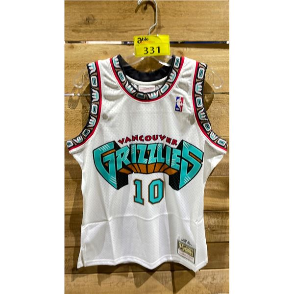 NEW MITCHELL AND NESS HARDWOOD CLASSICS TORONTO GRIZZLIES MIKE BIBBY 1998-99 JERSEY SIZE M