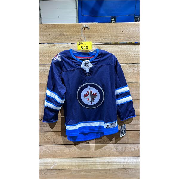 NEW NHL WINNIPEG JETS JERSEY SIZE L/XL