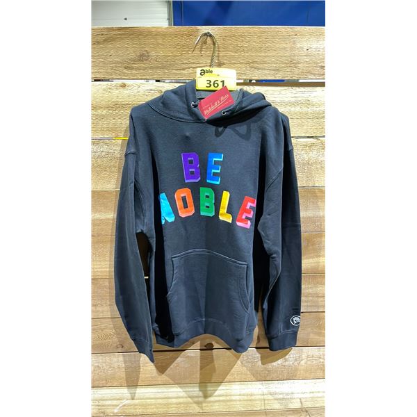 NEW MITCHELL AND NESS BE NOBLE COLLABORATION HOODIE SIZE S
