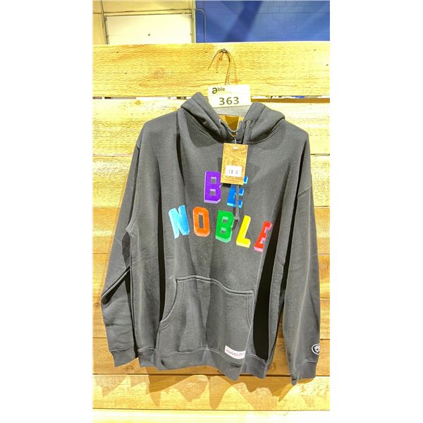 NEW MITCHELL AND NESS BE NOBLE COLLABORATION HOODIE SIZE M