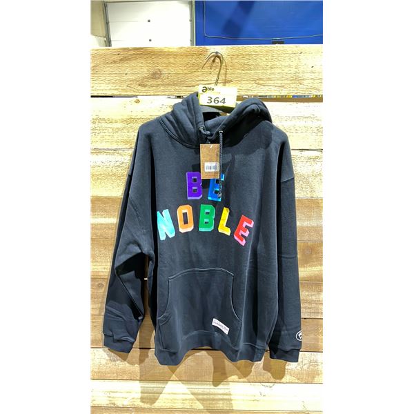 NEW MITCHELL AND NESS BE NOBLE COLLABORATION HOODIE SIZE L