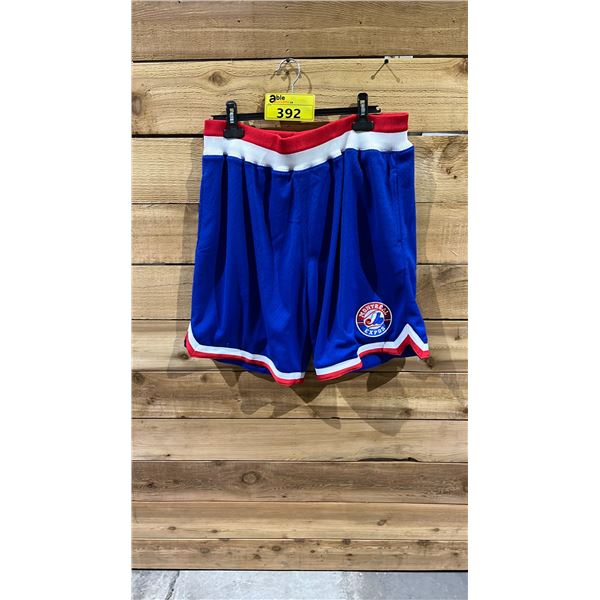 NEW MITCHELL AND NESS COOPERSTOWN MONTREAL EXPOS SHORTS SIZE XL
