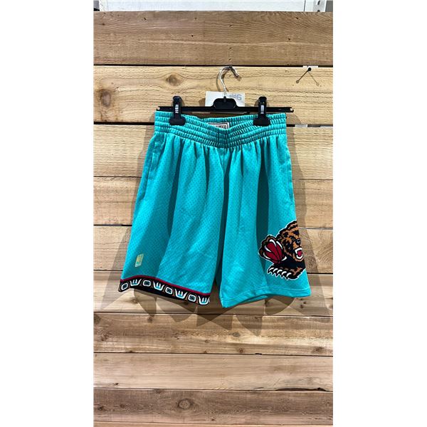 NEW MITCHELL AND NESS HARDWOOD CLASSICS VANCOUVER GRIZZLIES SHORTS SIZE S