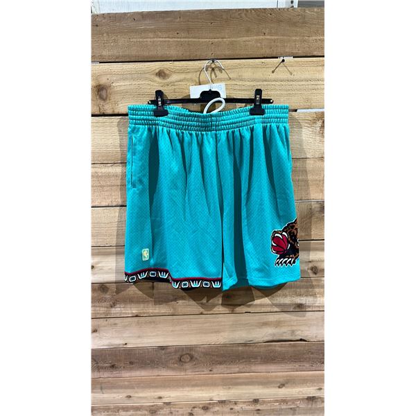 NEW MITCHELL AND NESS HARDWOOD CLASSICS VANCOUVER GRIZZLIES SHORTS SIZE 2XL