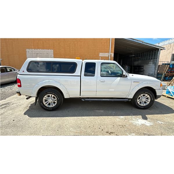 *R* 2009 FORD RANGER, WHITE, AUTOMATIC, VIN 1FTZR45EX9PA57769,