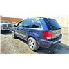 Image 8 : *R* 2005 JEEP GRAND CHEROKEE, 4 DR SUV, BLUE, VIN 1J4HR58245C594572,