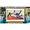 Image 1 : FRAMED PICTURE OF SLEEPING WOMEN BY PICASSO APPROX 31X23"