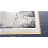 Image 2 : FRAMED "RAIN STORM" SIGNED BY GLENNIS WRIGHT 4/12 APPROX 11.5X15"