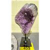 Image 1 : AMETHYST WITH INCLUSIONS APPROX 12" RETAIL $3200