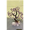 Image 1 : AMETHYST TREE APPROX 11" RETAIL $1500
