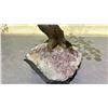Image 2 : CHAKRA BONSAI TREE ON AMETHYST BASE APPROX 11" RETAIL $1500