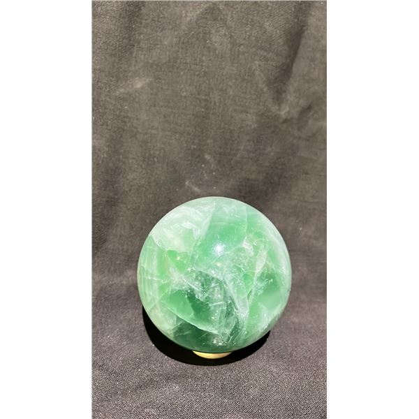 GREEN FLUORITE SPHERE RETAIL $1200