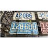 Image 2 : VINTAGE BC LICENSE PLATE