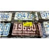 Image 3 : VINTAGE BC LICENSE PLATE